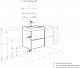 Акватон Мебель для ванной Сканди 55 дуб рустикальный, белая – фотография-11
